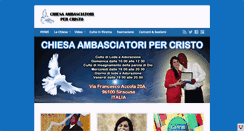 Desktop Screenshot of ambasciatoripercristo.org