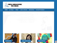 Tablet Screenshot of ambasciatoripercristo.org
